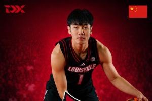 米球王母校！张博源承诺NCAA传统豪门路易斯维尔大学！