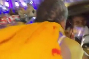 瞧把球迷激动的！！！赛后布朗尼回家和球迷打招呼 ...