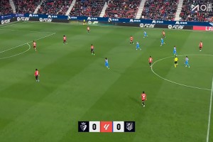 【集锦】西甲-格列兹曼造点卢克曼点射 十人马竞2-1奥萨苏纳